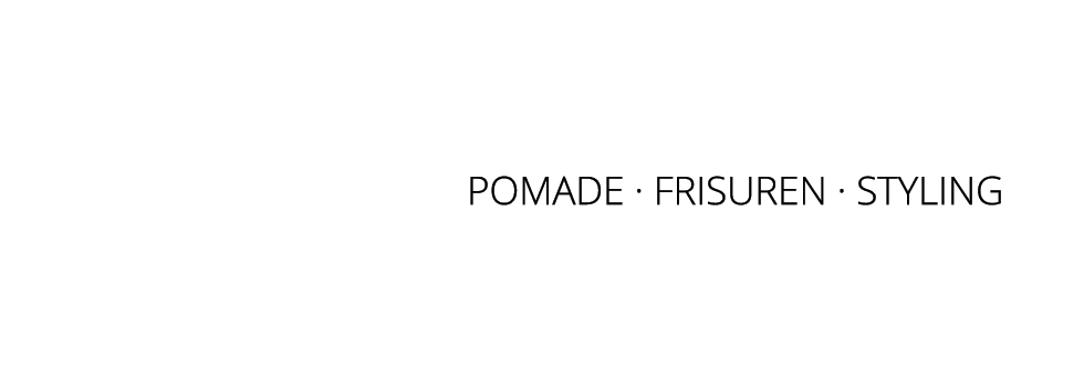 pomadoro - Frisurenstyling mit Pomade